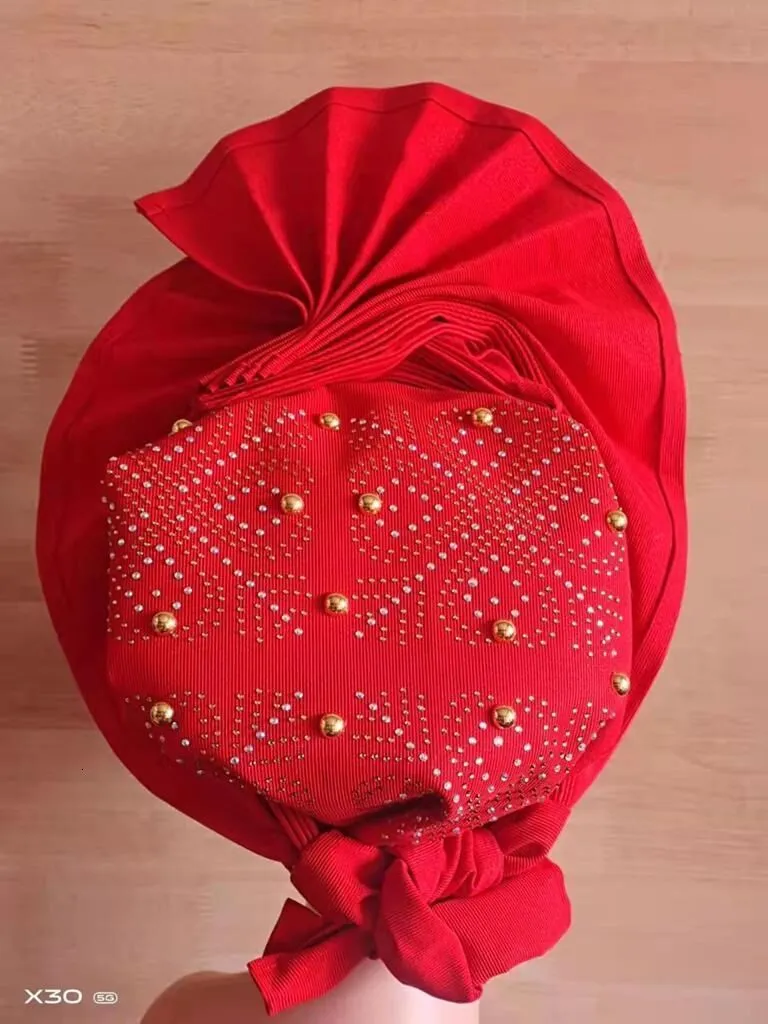 Faux Embroidered Gele Gele African Hat - Etsy main image 3