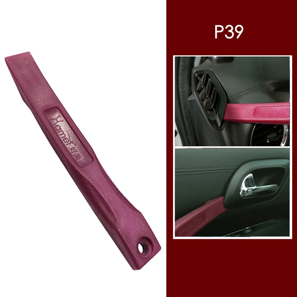 Auto Trim Removal Tool No-Scratch Pry Tool Kit för bildörr Clip Panel Audio Dashboard Demonctle P39