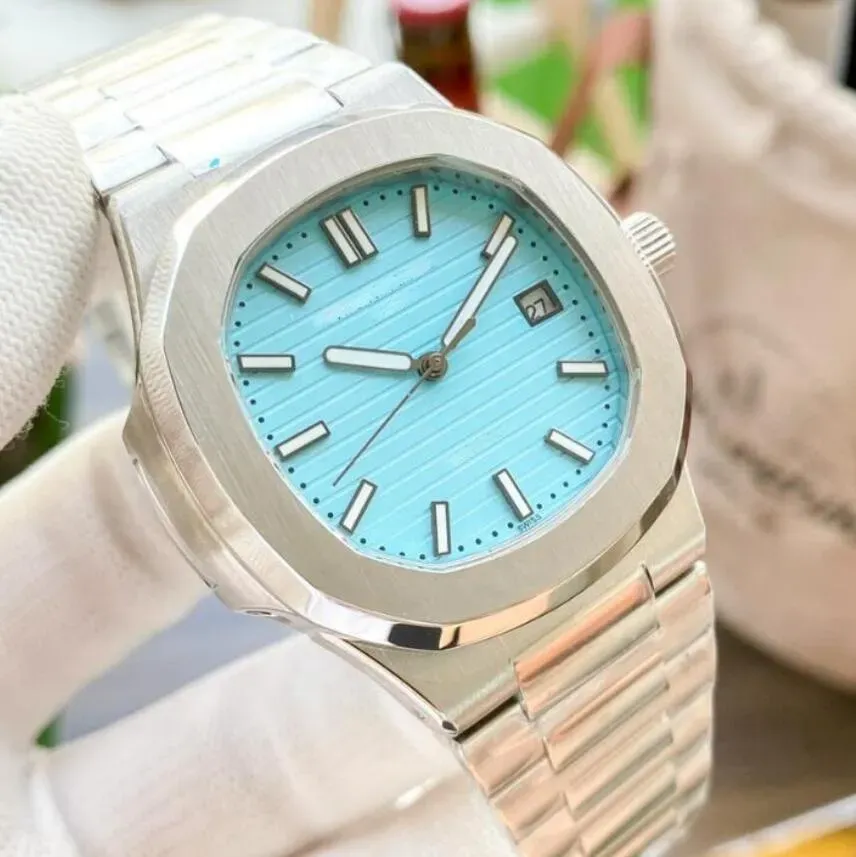 Marca de lujo Relojes para hombres y mujeres Top Maquinaria automática Reloj clásico Serie 5711 Reloj de pulsera deportivo Movimiento de alta calidad Relojes de pulsera impermeables