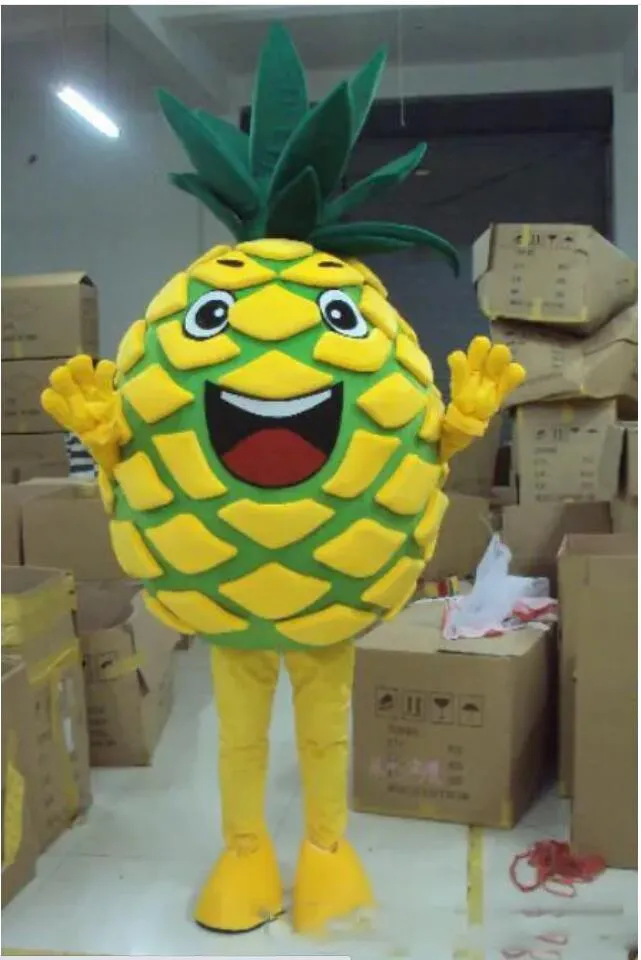 2023 Yeni İndirim Fabrikası Satış Ananas Meyvesi Yepyeni Maskot Kostümü Tam Kıyafet Fantezi Elbise Maskot Kostüm