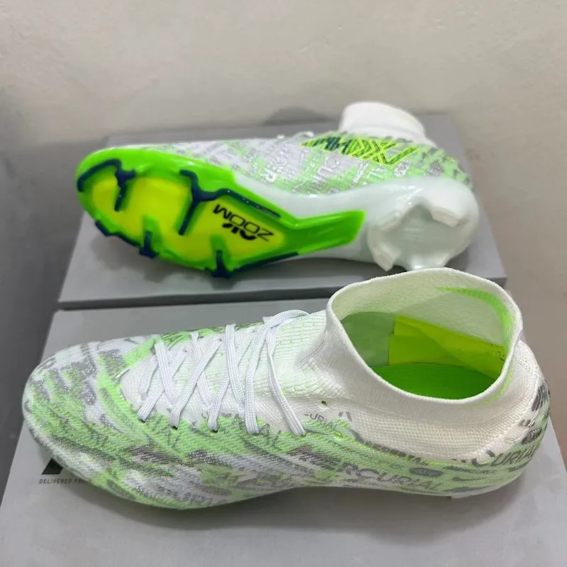 Scarpe da calcio Assassin 15 Generation Taglio alto Top Lucent Pack Set Scarpe da calcio con cuscino d'aria completo integrato