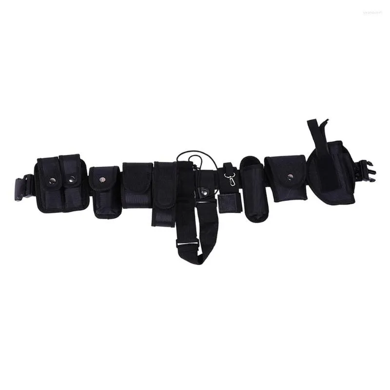 Belts Duty Utility Belt With Pouches Outdoor Training System