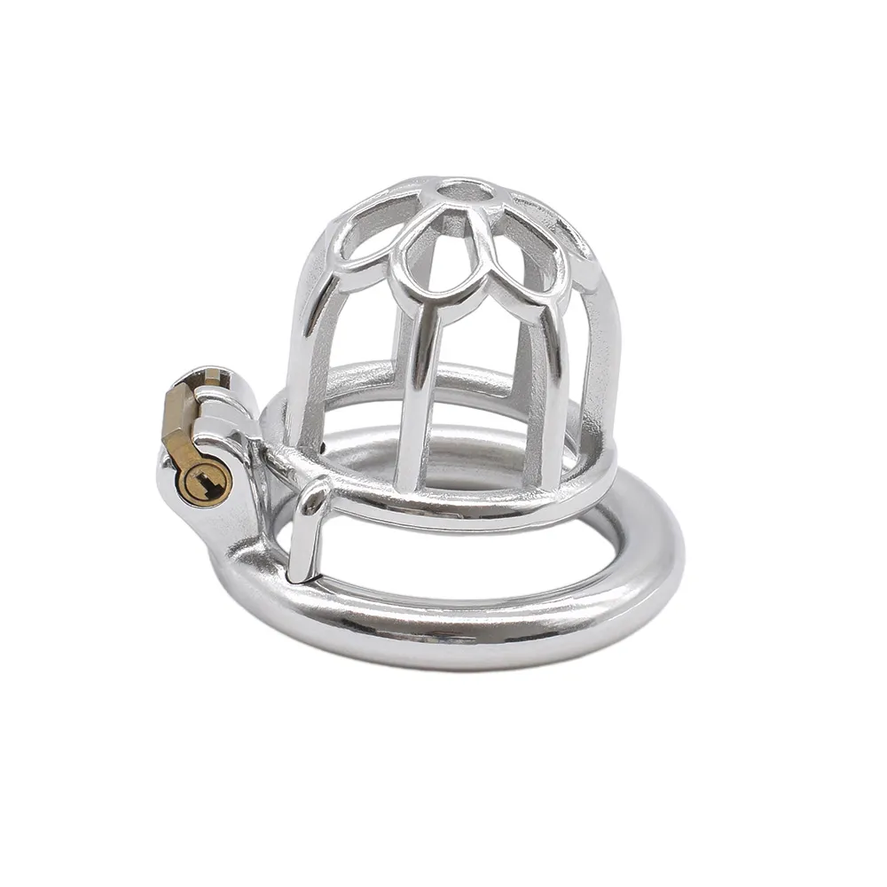 Short Male Chastity Cock Cage BDSM Sex Toys for Men Sexual Shop Penis Rings Bespoke Bondage Devices for Aficionados