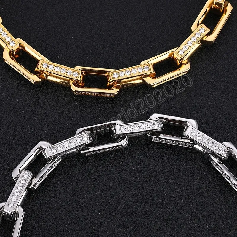 Roestvrij staal gravure schakelarmband mannen en vrouwen vriendschap combinatie geschenk metalen solide geharde armband sieraden