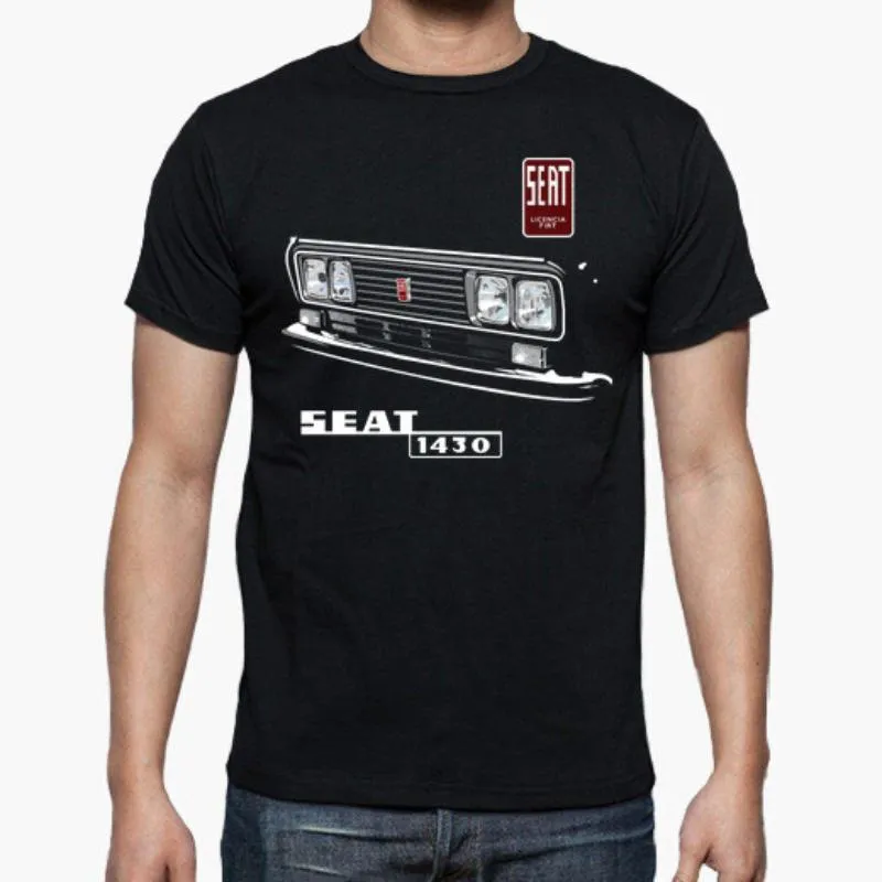 Pants Vintage Spain Car S E A T 1430 T Shirt. New 100% Cotton Short Sleeve Oneck Tshirt Casual Clothing Mens Top