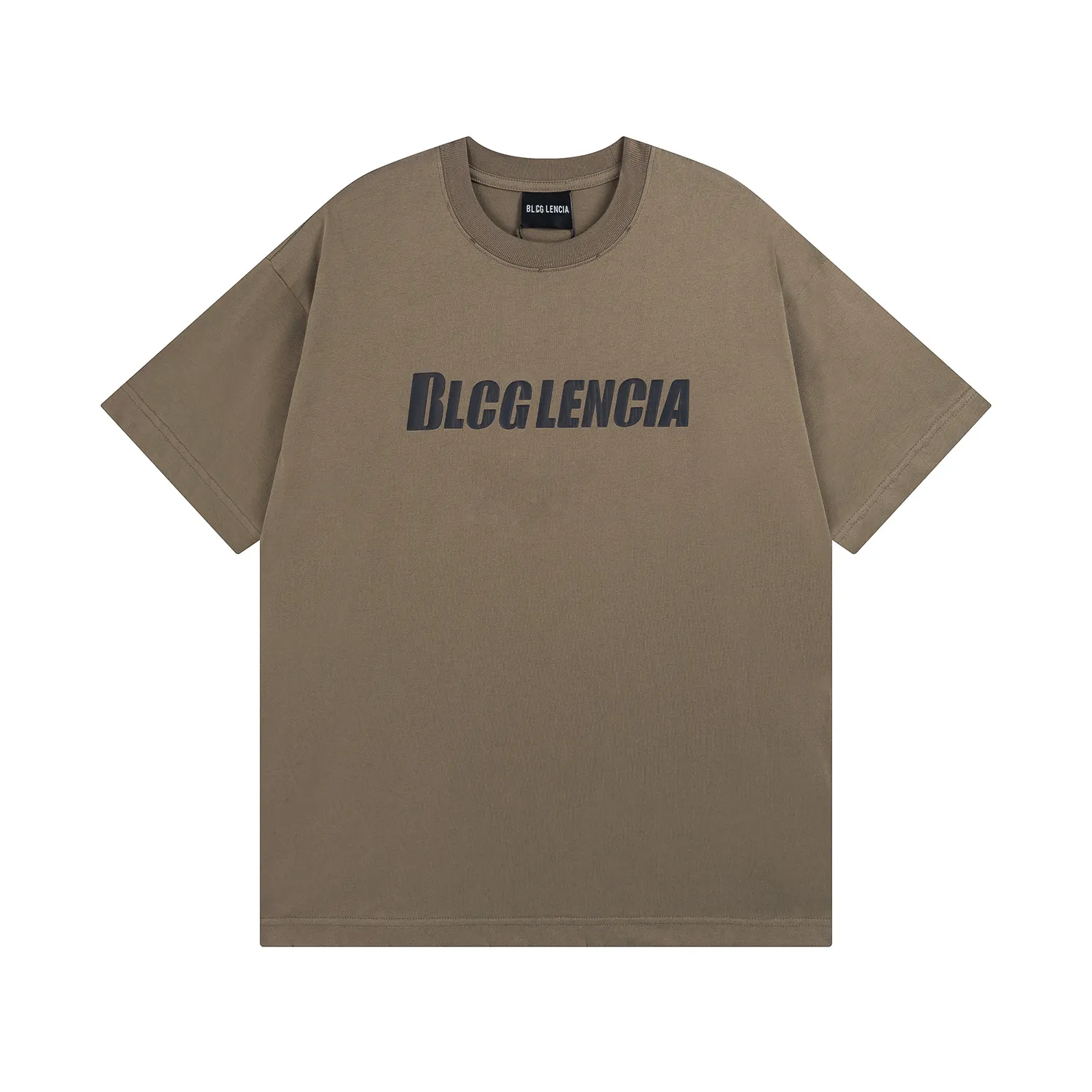 BLCG LENCIA 2023 Estate Nuovo 250g 100% Tessuto di Cotone T-Shirt Da Uomo Stampa di Alta Qualità Colore Manica Lunga Magliette Allentate Oversize Top 2023155