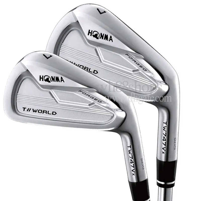 Nieuwe rechtshandige golfclubs Honma TW747 VX Golf Irons 4-910 11 Irons Set stalen as of grafietas Gratis verzending