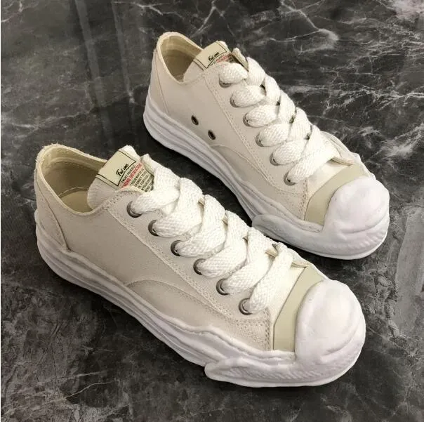 OGOGNew Designer Casual Shoes Canvas Shoes Luxury MMY Women's Shoes Lace Sneakers New MMY Mason Mihara Yasuhiro Shoelace Frame Size35-45