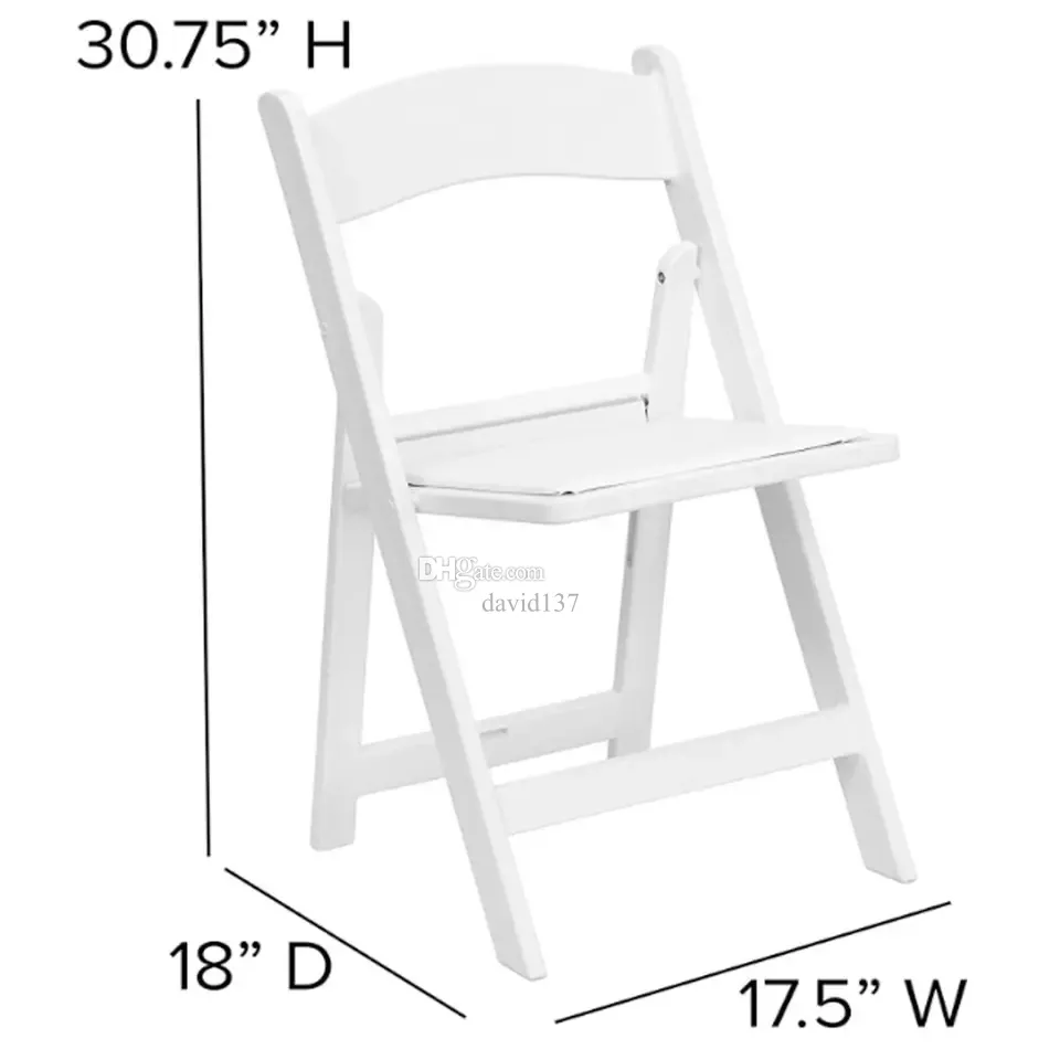 White resin folding clearance chairs wholesale