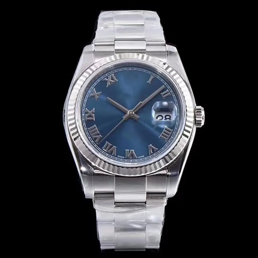 Top V5 automatyczny 3235 mechaniczny zegarek dla mężczyzn duża lupa 41mm ze stali nierdzewnej szafirowe męskie 126334 zegarki męskie zegarki na rękę