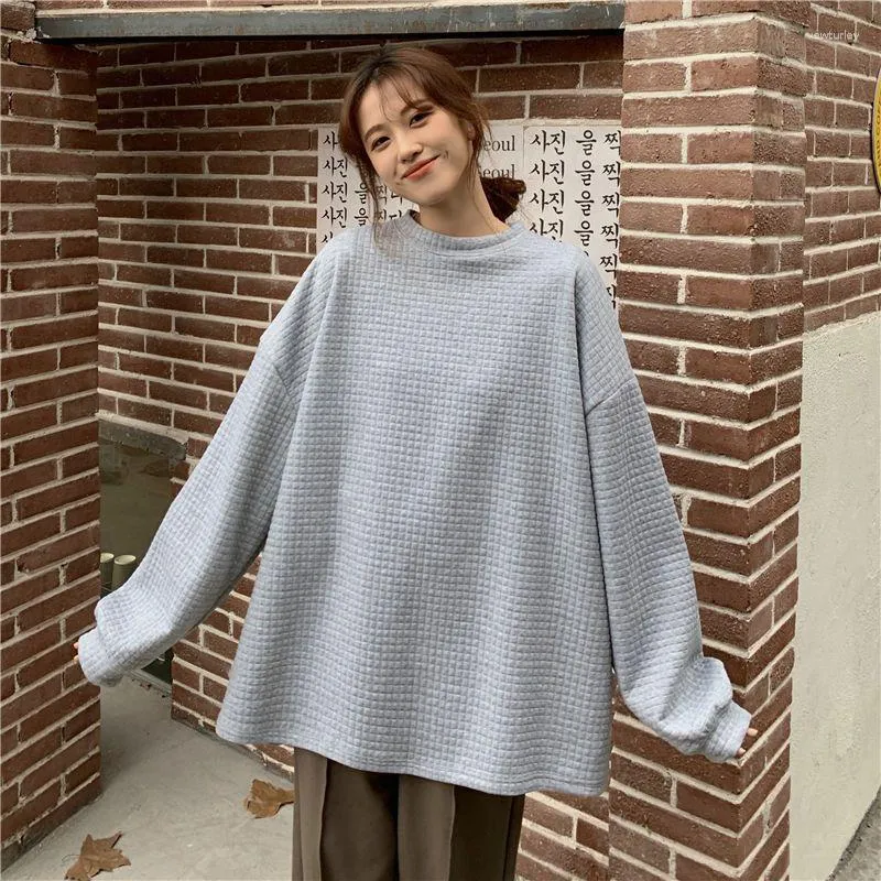 Women s Hoodies Casual Knit Sweatshirts Women Fashion Long Sleeve Coat Vintage Pullover Round Neck Oversized Sweater Cozy Leisure Daily