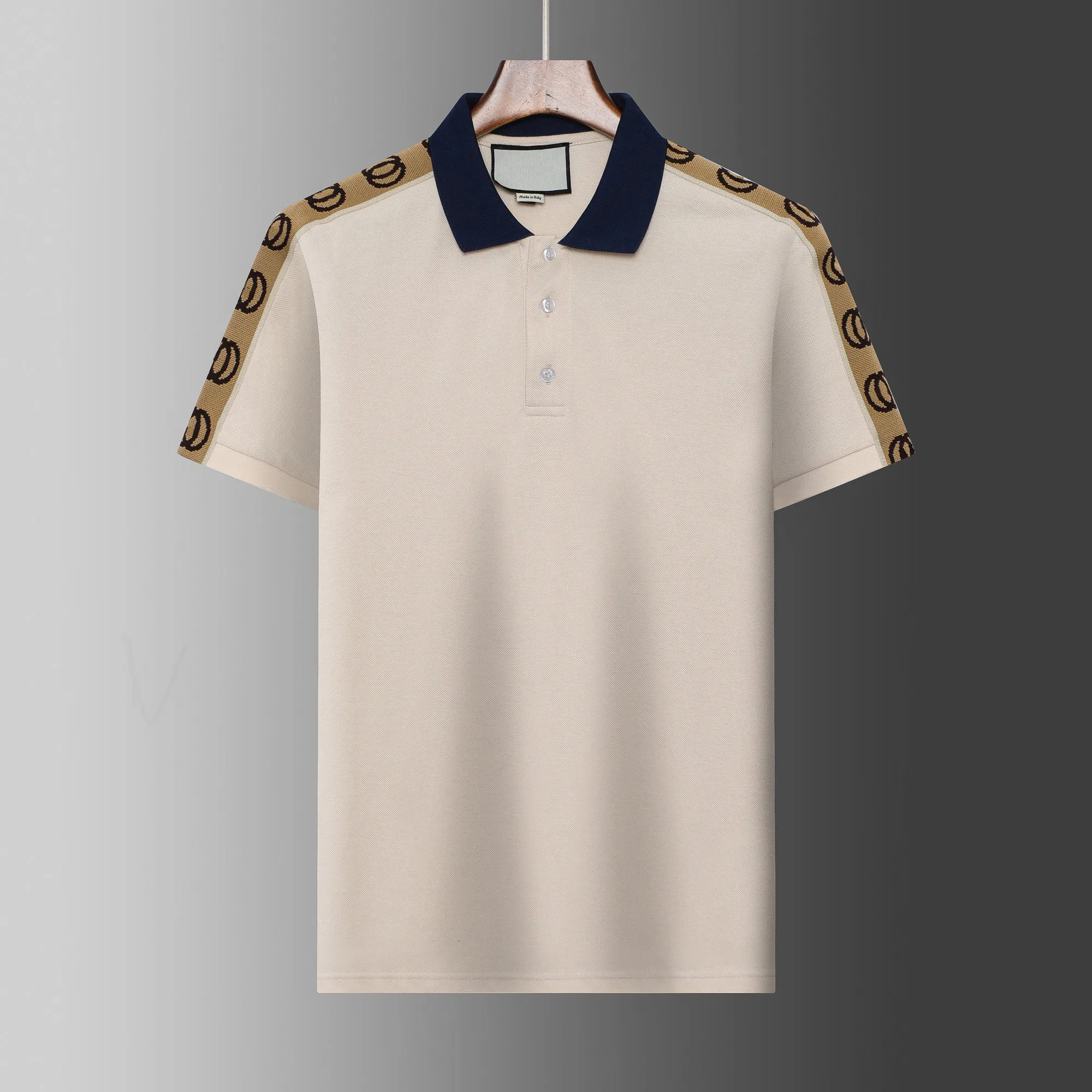 2023 Herr Stylist Polo Shirts lyxmärke herr designerGu polo T-shirt sommarmode andas kortärmad casual topp