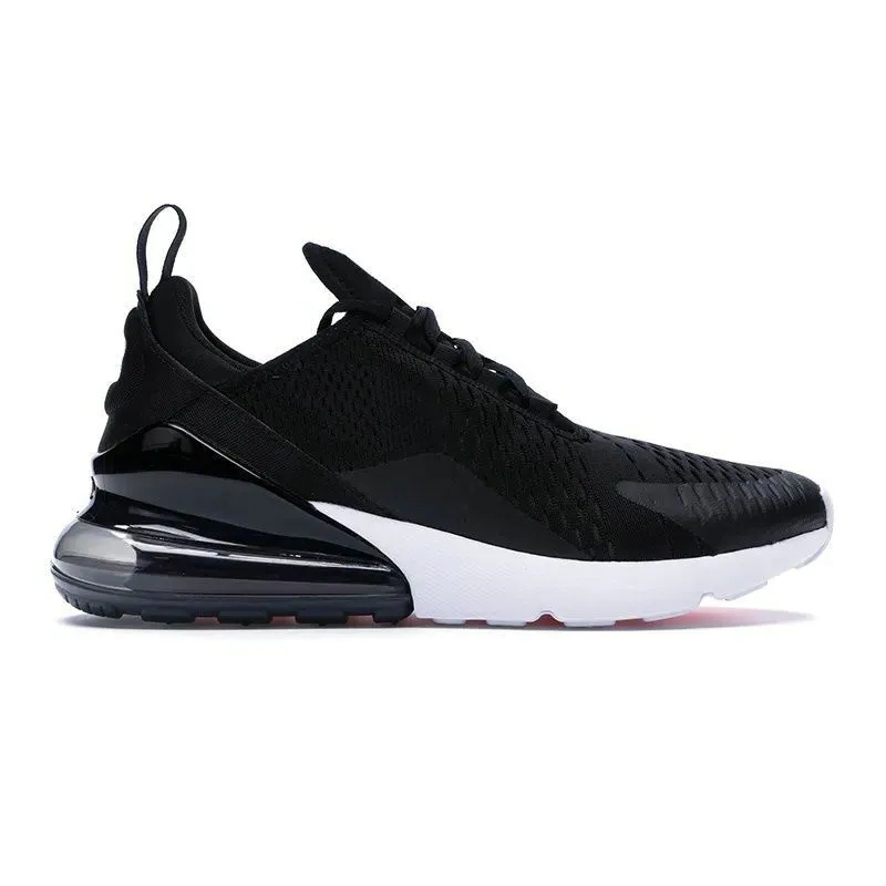 Max 270 270s Men Women Running Shoes Sneaker Triple Black White
