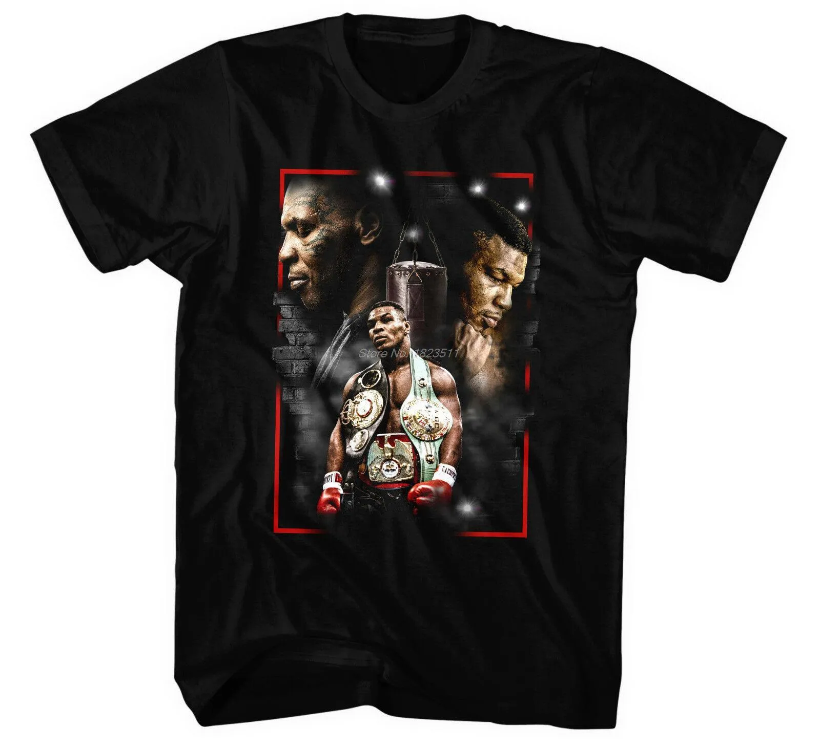 Jeans Iron Mike Fight Club Bokslegende Mike Tyson Boksfan T-shirt Zomer Katoen Korte Mouw Heren T-shirt Haruku streetwear