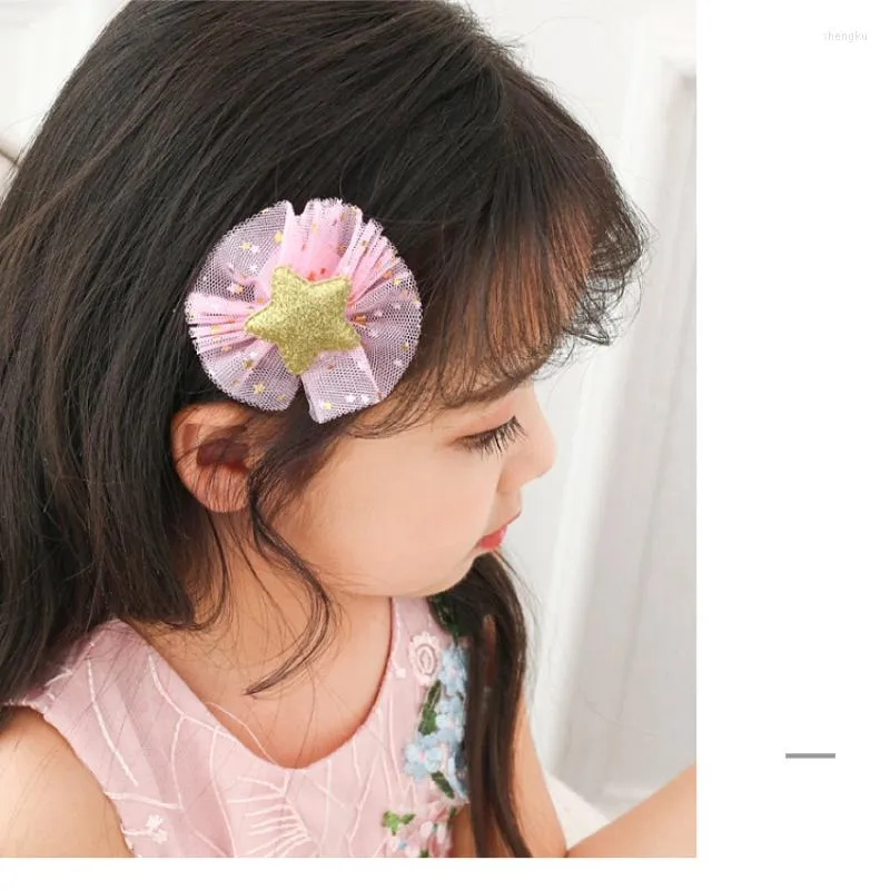 Accessoires de cheveux Clip coffre mignon Headwear Bow Flower Animal Hairpins Band Cartoon Cartoon Elastic Heart