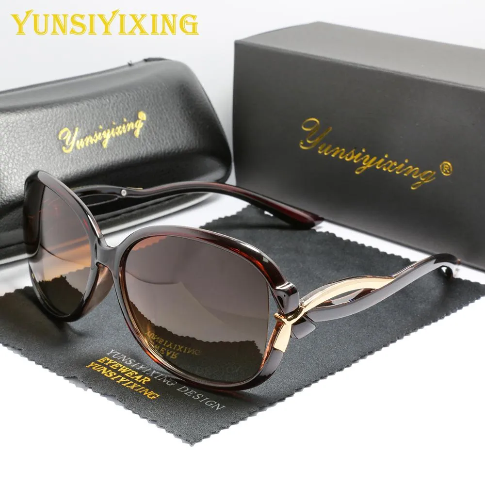 YSYX spolaryzowane okulary przeciwsłoneczne damskie motylkowe oprawki okulary przeciwsłoneczne UV400 lustro jazdy podróżne okulary damskie gafas de sol 2229 nowość