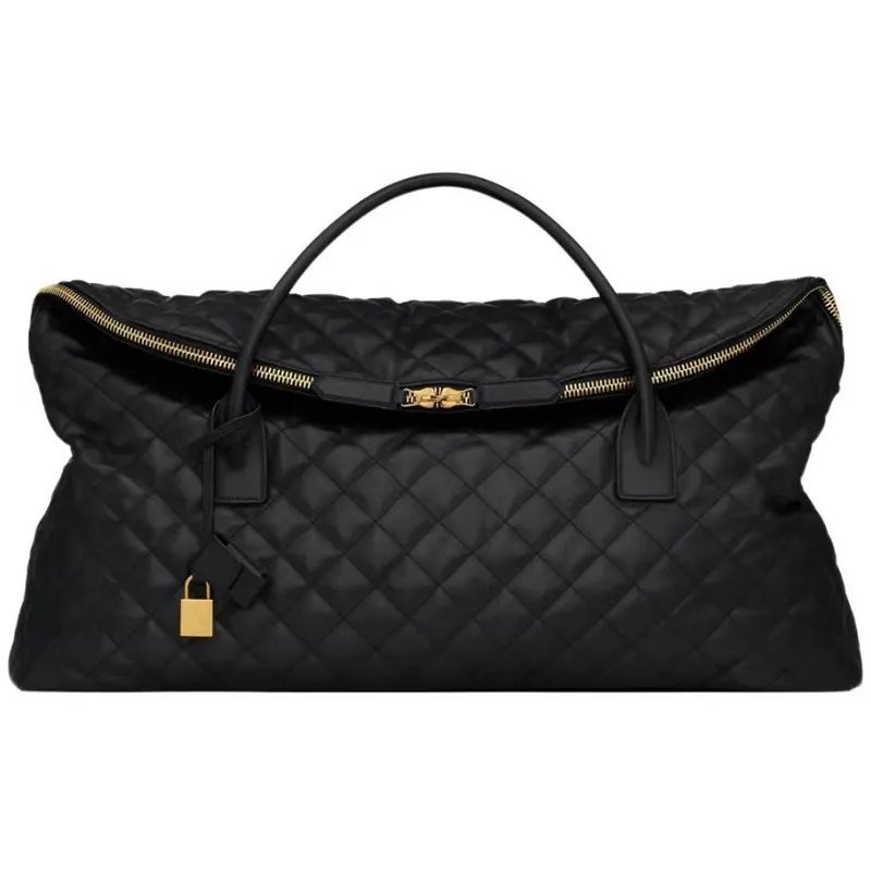 Sac Lamborghini Weekender avec maxi logo déstructuré Blanc / noir