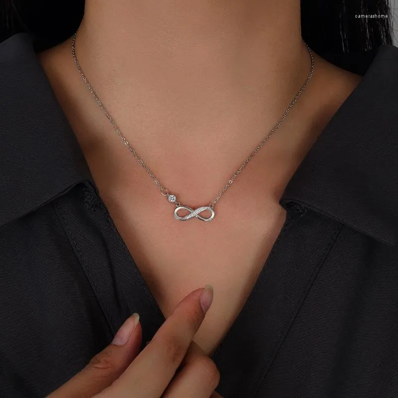 Collier Infini Cœur En Argent – Avec Bracelet Assorti – Cadeau Amour – Boîte Cadeau Incluse