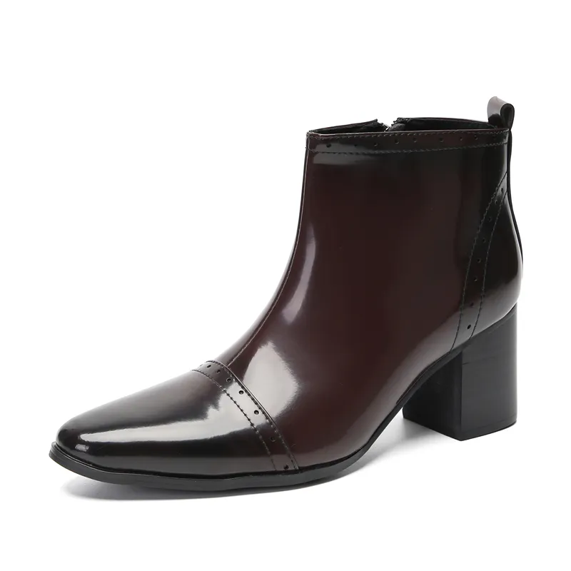 Mens High Heel Leather Dress Boots - Pointed Toe Ankle Boots for Wedding & Fashion, British Style, Spring/Autumn - Buy Now! from Dhgate Boots - price 85.43 Mens High Heel Leather Dress Boots - Pointed Toe Ankle Boots for Wedding & Fashion, British Style, Spring/Autumn - Buy Now! from Dhgate Boots - price 85.43