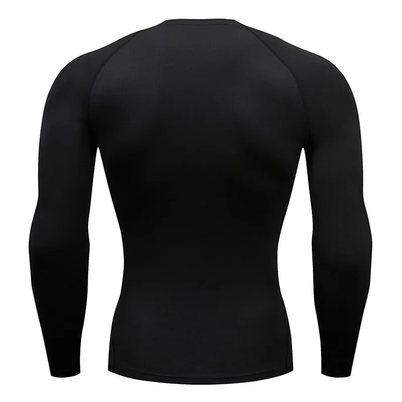 Mens Compression Sweat T Shirt Black Top For Fitness, Sunscreen