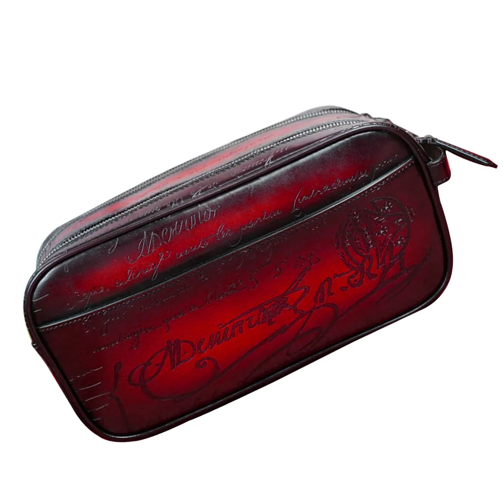DHgate.com:Berluti Handmade Leather Toiletry Bag, Double DHgate.com:Berluti Handmade Leather Toiletry Bag, Double