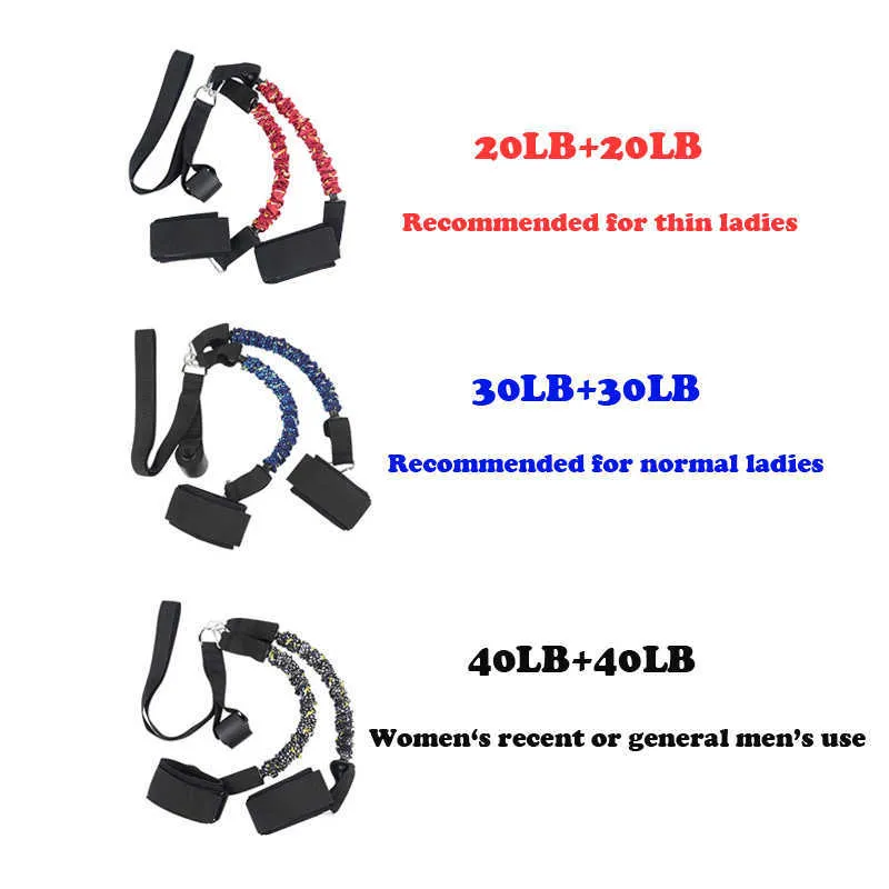 Resistance Bands Training Resistance Band Leg Hip Power Strengthen Pull Rope Belt System Cable Machine Gym Home Workout Fitness Equipment HKD230710