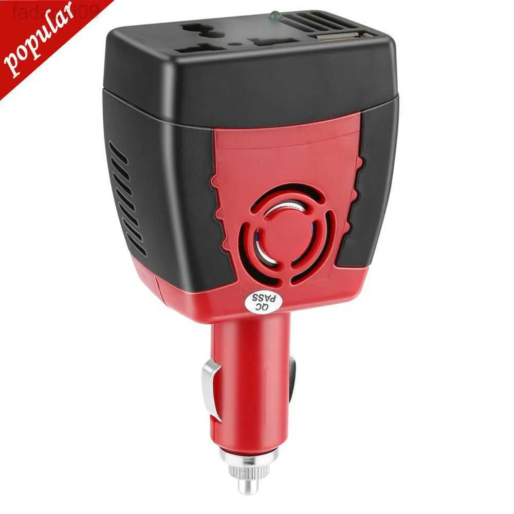 Urządzenie do awaryjnego uruchamiania samochodu Inverter150W 12V DC do 220V110V AC zapalniczka zasilacz falownik Adapter z portem ładowarki USB 0521A HKD230710