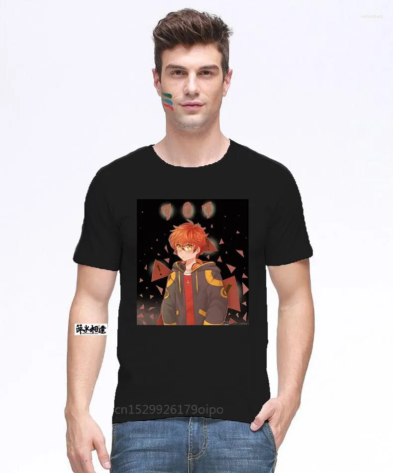 Vrouwen T Shirts Mannen Tshirt Mystic Messenger 707 Unisex Shirt Gedrukt T-Shirt Tees Top