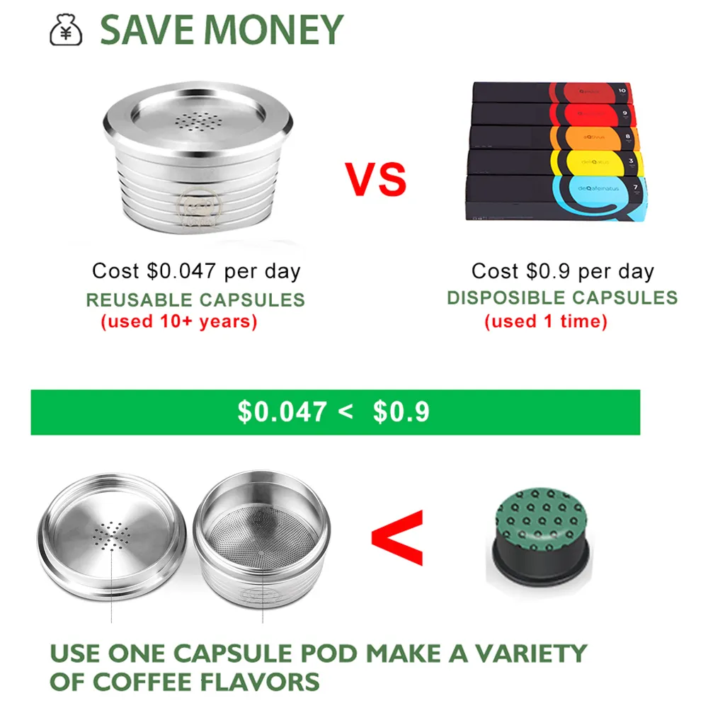 Stainless Steel Espresso Filter Capsules For Delta Q Machine Reusable  Reusable Coffee Pods Pods For Kitchen Reusable Coffee Pods From Bao10,  $15.39