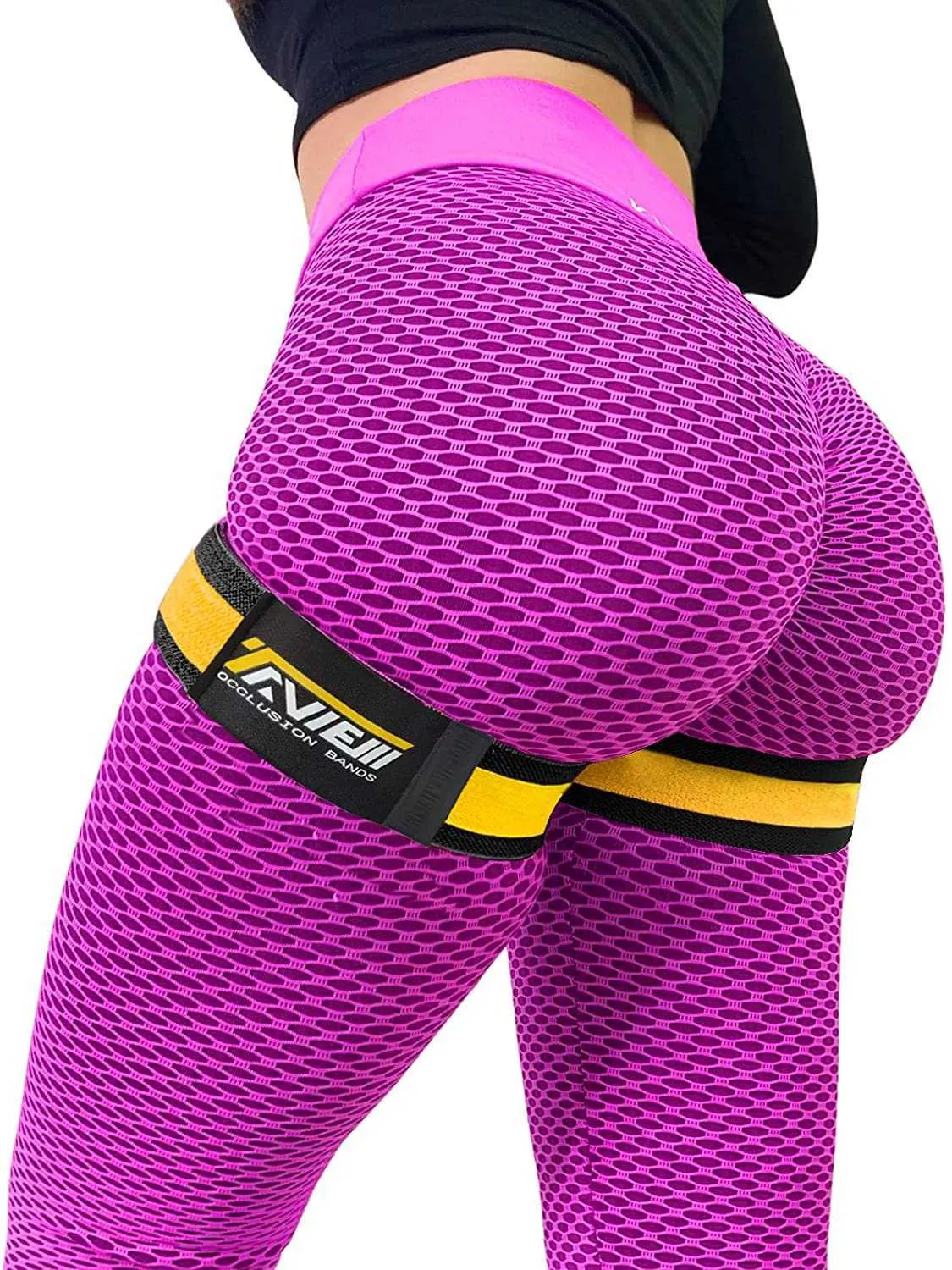 Resistance Bands BFR Occlusion Bands for Women Glutes Hip Fitness Blodflödesrestriktion Booty Resistance Bands Gym Straps for Butt Squat Thigh HKD230710