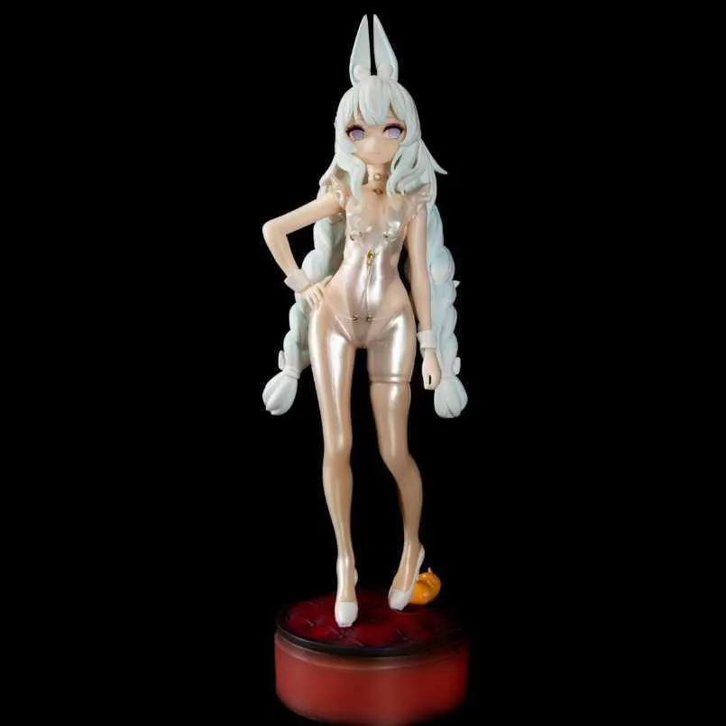 Action Toy Figures 28cm ALTER Anime Figure MNF Blanc Lapin Action Figure Sexy Girl Figurine Collection Modèle Poupée Jouets R230710