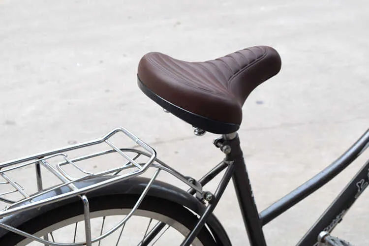 Selle de Vélo Extra Confort avec Dossier - Coussin Rembourré