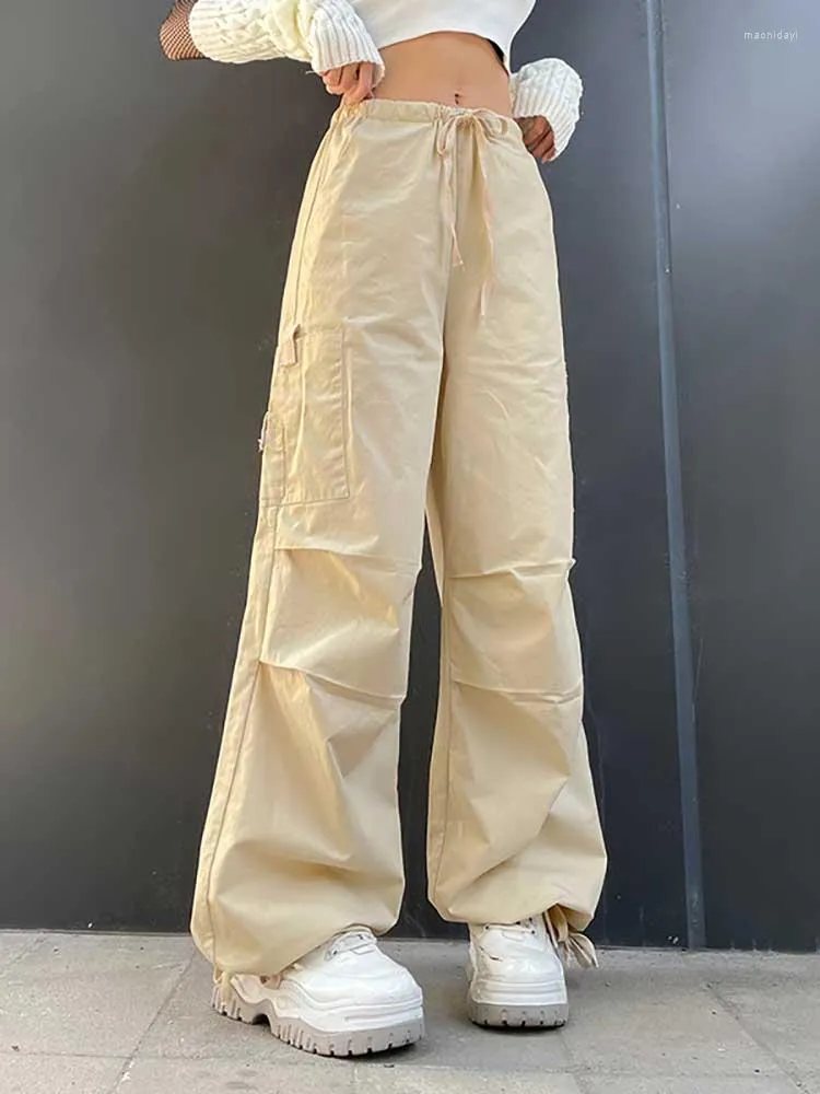 Designer Y2K Loose Cargo Pants Womens Long, Sweet, And Low Rise Cargo Pants  For Summer 2023 From Maonidayi, $21.08