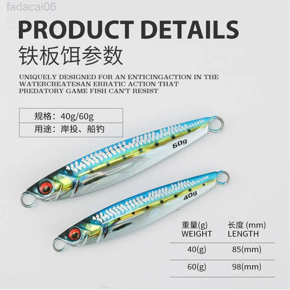 JIGGING PRO 3D Print Metal Fishing Lure 40g/60g Shore Jigging Rainbow Trout  Lures, Real Scale, HKD230710 From Fadacai06, $2.93