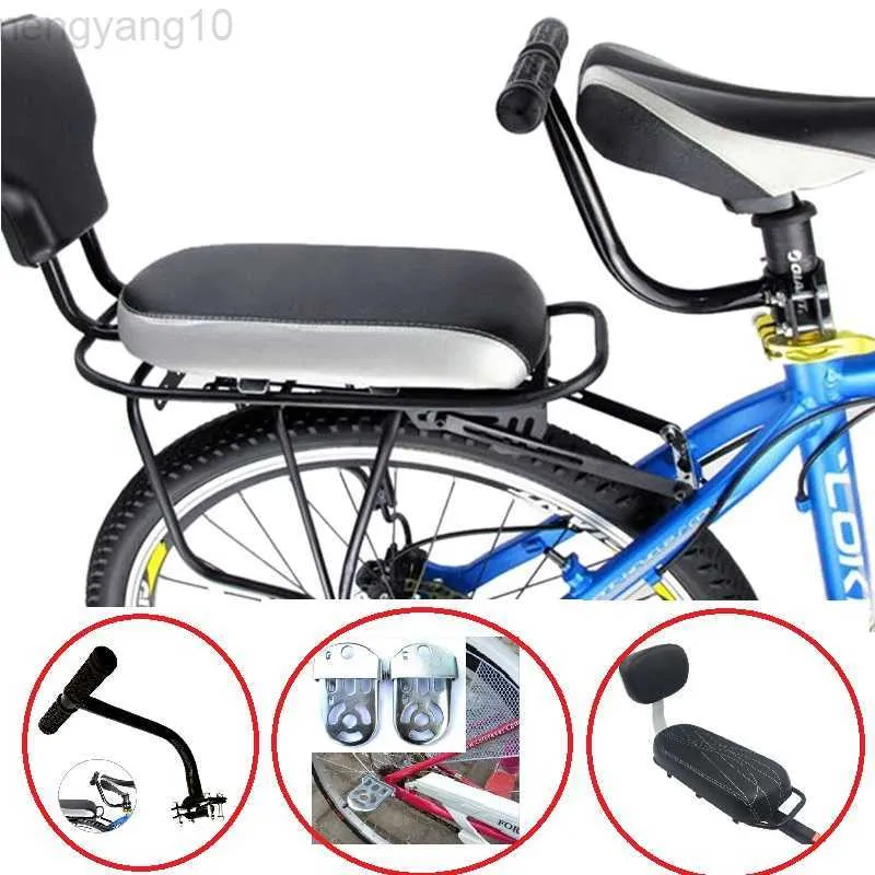 Bisiklet Saddles Çocuklar Güvenlik Bisiklet Koltuğu Seti Bisiklet Arka Koltuk Yastık Arka Ayaklar Arka Ayaklar Pedallar Ayak Dönemi + Bisiklet Arka Koltuk + Sandalye ARTMAN HKD230710