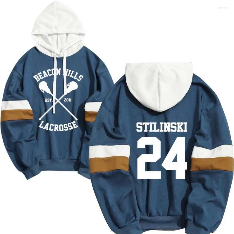 Men's Hoodies Stilinski 24 Lahey Mccall Pullover Sweatshirt Male Print Hooded Mens Hip Hop Hoddies Streetwear Hoodie Men High Quality