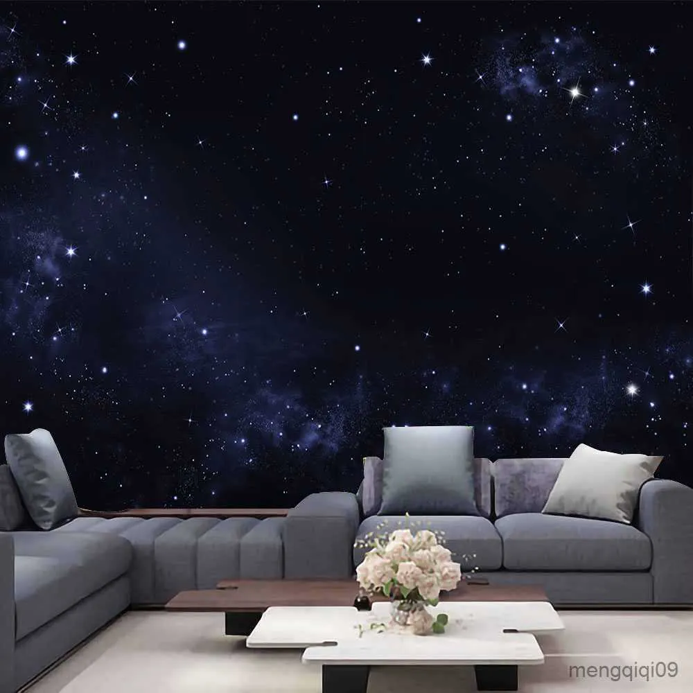 Starry Sky Blue Star Art Starry Night Tapestry Wall Hanging For Bedroom And Living Room Decoration Mysterious Universe Space Design R230710 From Mengqiqi09 12.93 DHgate.Com