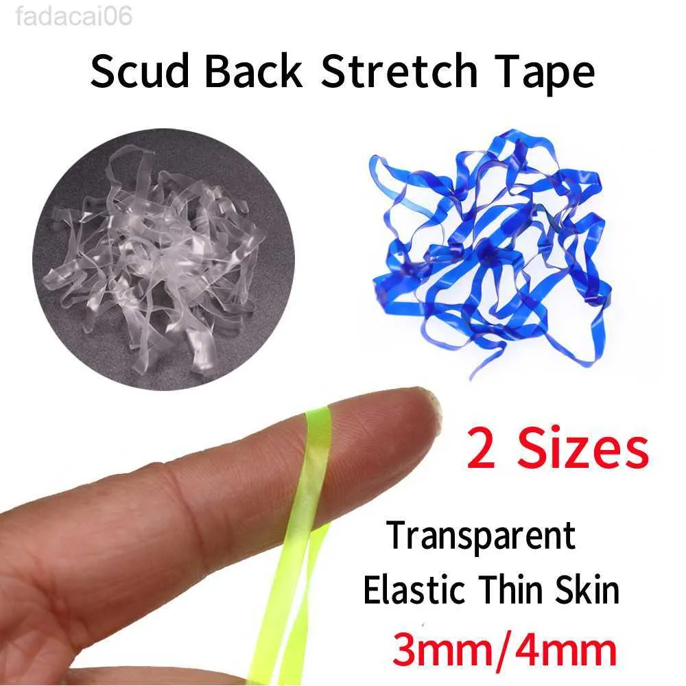 Bimoo 10 Bag Set Of 2M*3mm And 2D*4mm Mix Color Scud Back Stretch Soft  Plastic Lures For Nymph Thin Skin Body Wrap And Fly Tying Material  HKD230710 From Fadacai06, $3.6