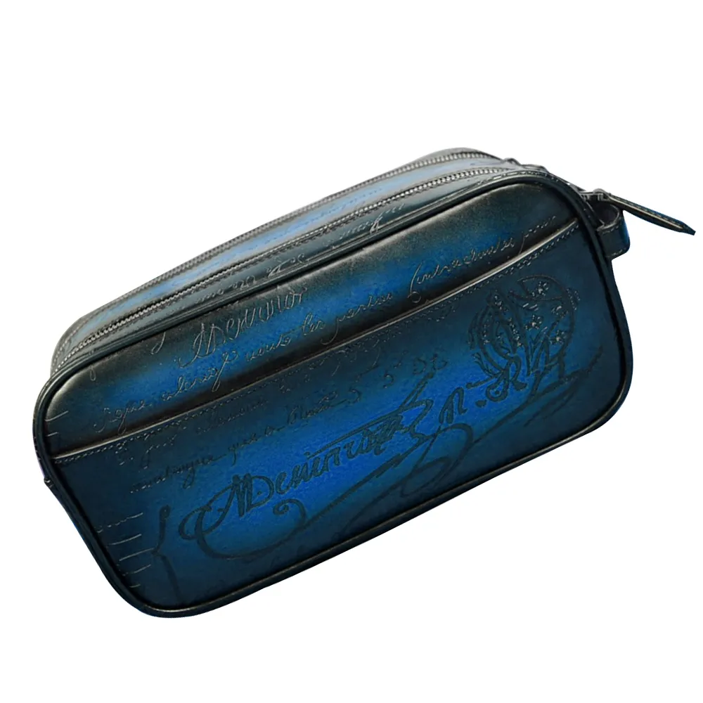 DHgate.com:Berluti Handmade Leather Toiletry Bag, Double DHgate.com:Berluti Handmade Leather Toiletry Bag, Double