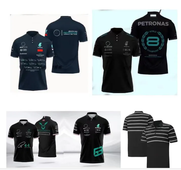 New StyleF1 Formula One Racing Polo Suit Team Summer Team Therpived Sleeved Thirt نفس العرف