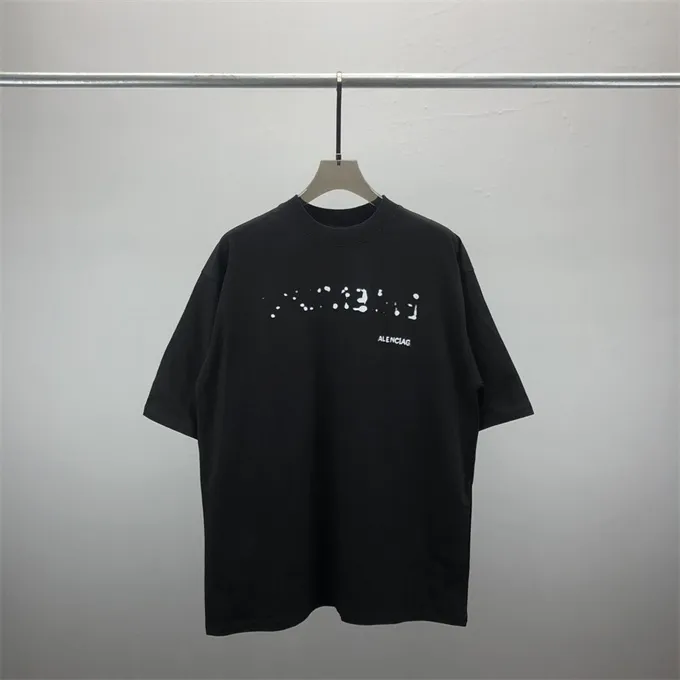 Mens Designer T Shirts Short Sleeved 100% Cotton Summer Black M 865006