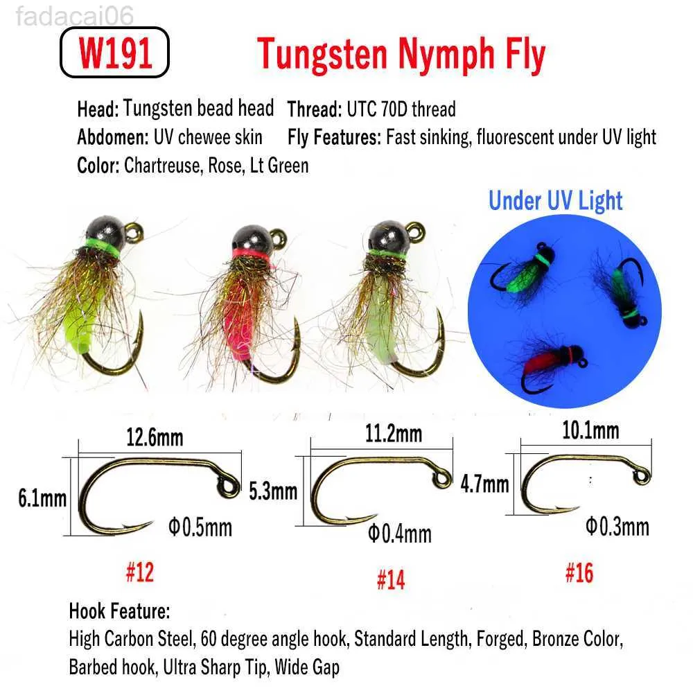 Baits Lures Wifreo Tungsten Bead Head Euro Nymph Flies Jig Hook Wet Nymph  Fishing Fake Lure For Trout Grayling Panfish Fly Fishing HKD230710 From  Fadacai06, $2.96