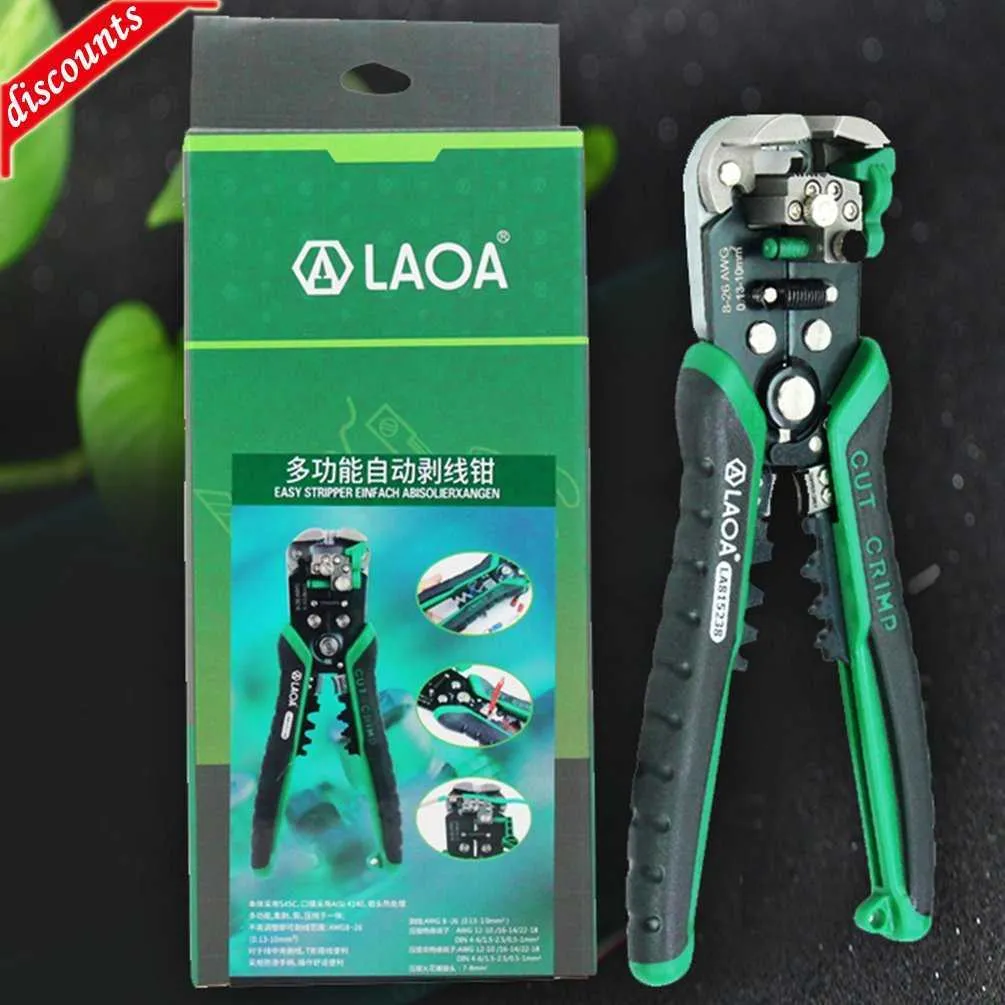 New Professional Electrician Wire Tool Cable Wire Stripper Cutter Crimper Automatic Multifunzionale Crimping Stripping Pinza Strumenti