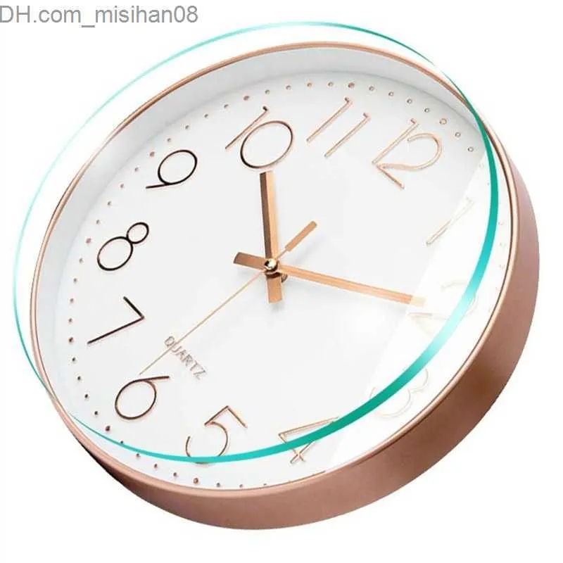 Wanduhren, 30 cm, Minimalismus-Wanduhr, modernes Design, Wohnzimmer, Schlafzimmer, Quarz, leises Licht, Luxusuhr, Hängeuhr, Heimdekoration, Z230711