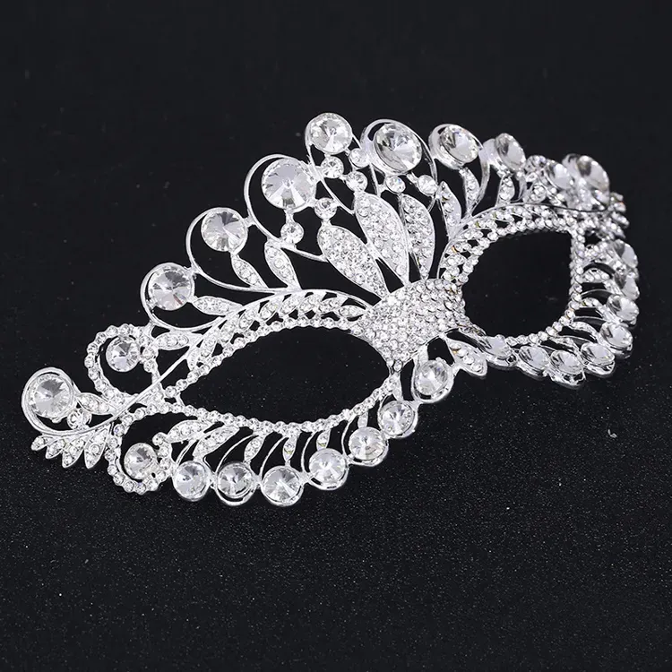 Euro-American Style Handmade Crown Rhinestone Sexy Mask Gift Gift For Marquerade Cosplay Princess Nightclub Up Up Up