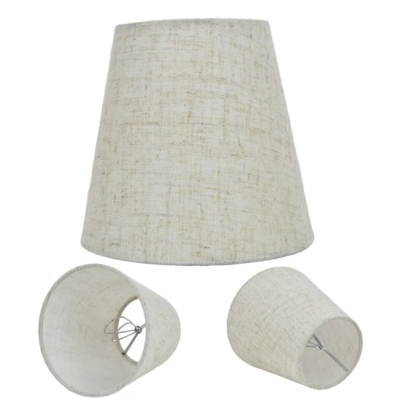Duvar lambası için kumaş abajurlar, masa lambası için Modern ev başucu masası aydınlatma kapağı laleler lamba gölgesi
