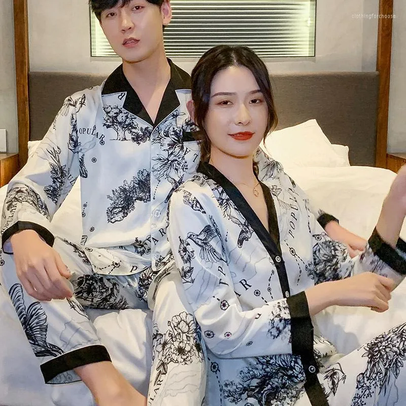 Floral print satin pajama set sale