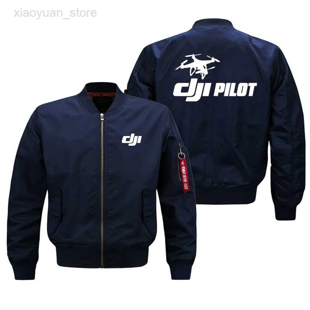 Men's Jackets 2022 New DJI Drones Pilots Spring Autumn Winter Military Outdoor Ma1 Bomber Jacket Man Coats Jacket Zipper Jackets for Men HKD230710