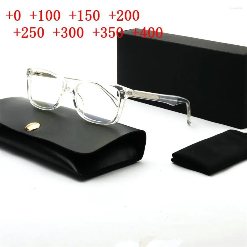 OKH 3 Pacco Occhiali Di Lettura Di Etallo A Rettangolo Quadrato, Blu - Foto 5