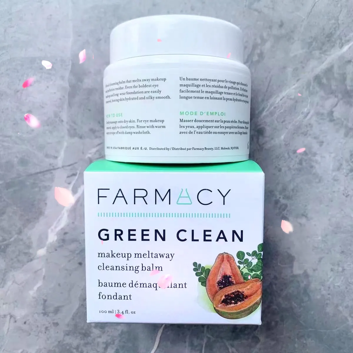 化粧除去布、顔のための穏やかなクレンジングバーム、毎日の使用のため